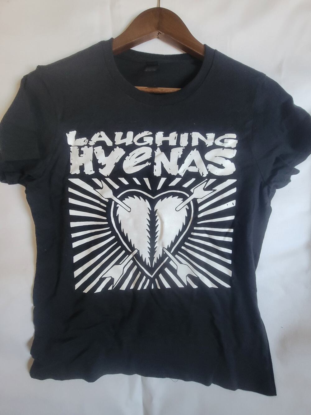 Laughing Hyenas band t shirt Ladies medium Black